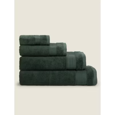 George Home small dark green Egyptian cotton hand towel, UK version