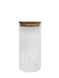George Home glass canister with wooden lid 850ml, UK version