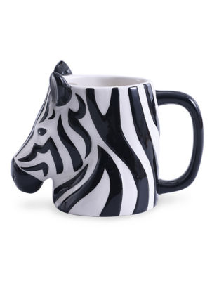 George Home zebra shaped earthenware mug, UK version