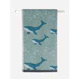 George Home small blue whale hand towel 50 x 90cm, UK version