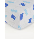 ASDA George Home Blue Batman Cot Bed Fitted Sheet - Single 70x140x18cm- Buy online at McGrocer