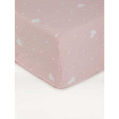 ASDA George Home Pink Minnie Mouse Cot Bed Fitted Sheet- Buy online at McGrocer