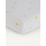 George Home white bears Moses basket fitted sheet W75xL28cm - British product