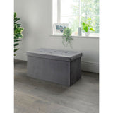 ASDA Velvet Storage Ottoman- Buy online at McGrocer
