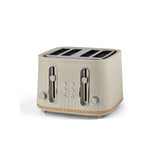 ASDA George Home Cream Scandi 4-Slice Toaster- Buy online at McGrocer