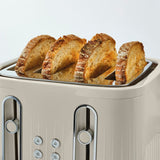 George Home Cream Scandi 4-slice toaster, UK version