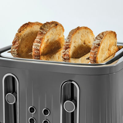 George Home Grey Scandi 4-Slice Toaster GTT201WG-21