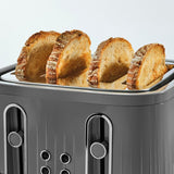 George Home Scandi 4-Slice Toaster Grey, UK version