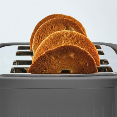 George Home Scandi 4-Slice Toaster Grey, UK version