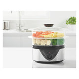 ASDA George Home Stainless Steel Food Steamer 1.25L- Buy online at McGrocer