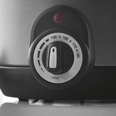 George Home Grey Compact Fryer 1.2L