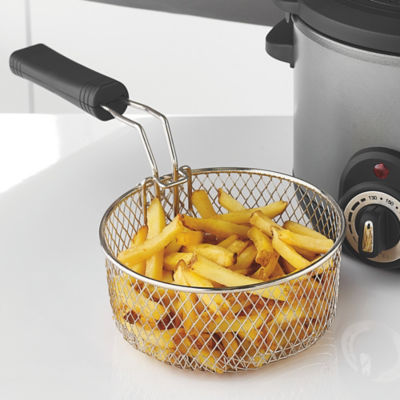 George Home Grey Compact Fryer 1.2L