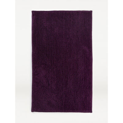 George Home chenille bath mat purple, imported from the UK