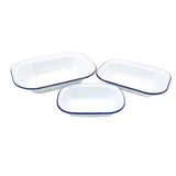 ASDA George Home White Pie Dish Set of 3- Buy online at McGrocer