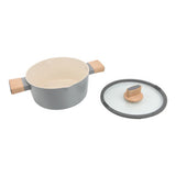 George Home Grey Simplicity Stockpot 28cm