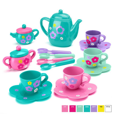 Kid Connection toy tea set 4 piece ages 3+ (British brand)