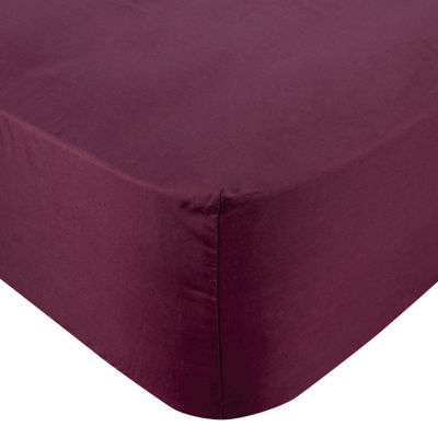 George Home purple double fitted sheet, UK version