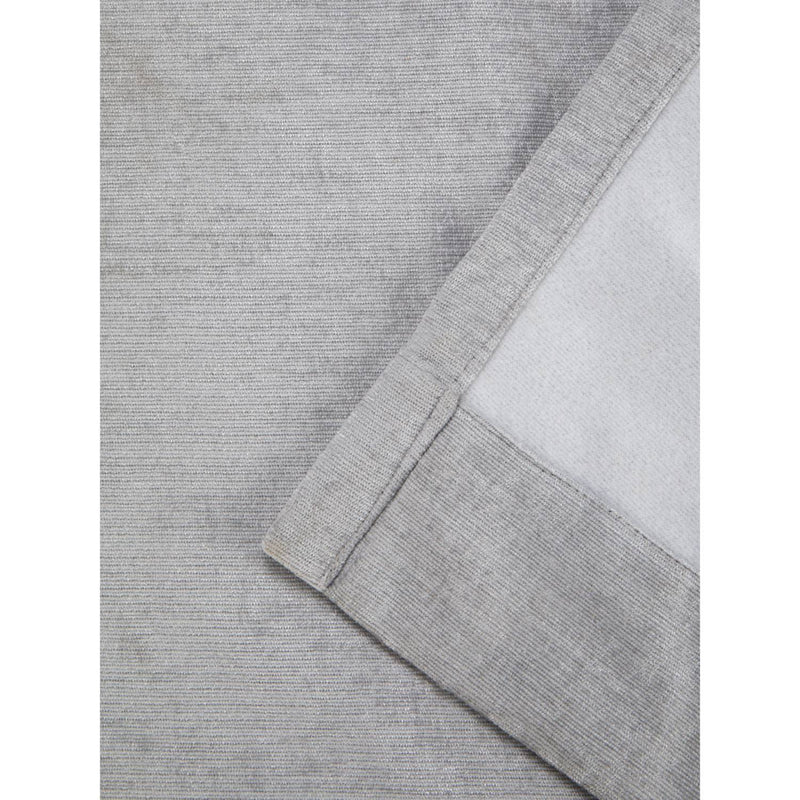 George Home grey chenille thermal eyelet curtains, imported from the UK
