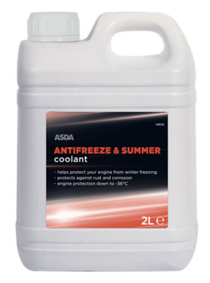 Asda Auto Drive anti-freeze coolant 2L - British product