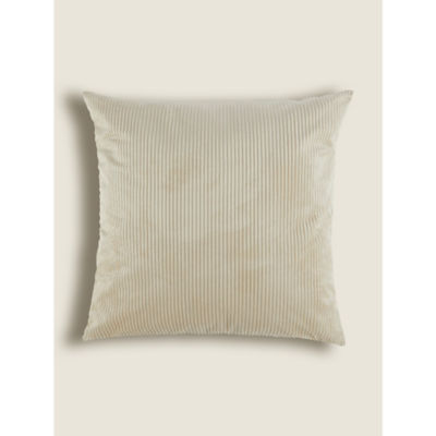 ASDA George Home Natural Jumbo Cord Cushion 50 x 50cm- Buy online at McGrocer