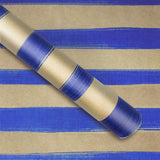 George Home rollwrap Blue and Craft Striped 3m (British brand)