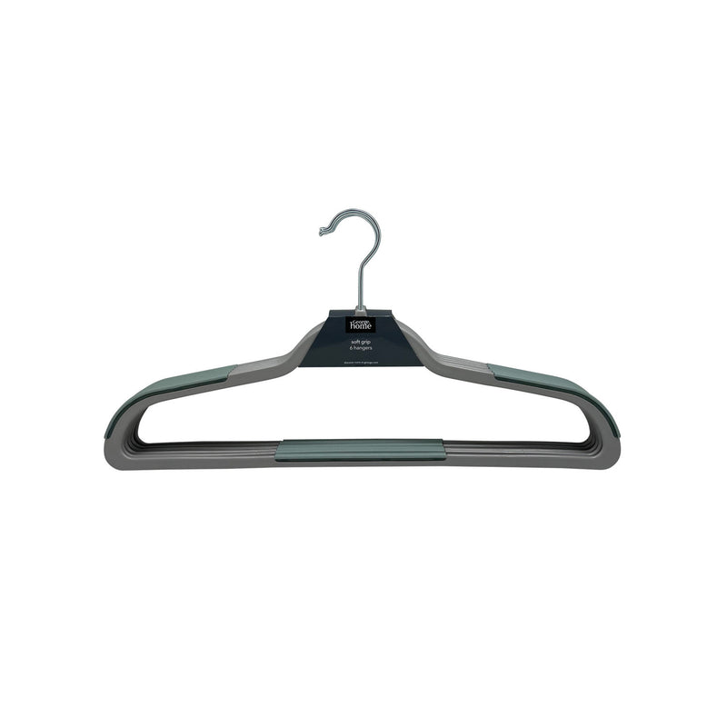 George Home soft grip clothes hangers 6pk, UK version