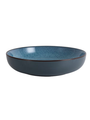George Home blue reactive glaze serving bowl, UK version