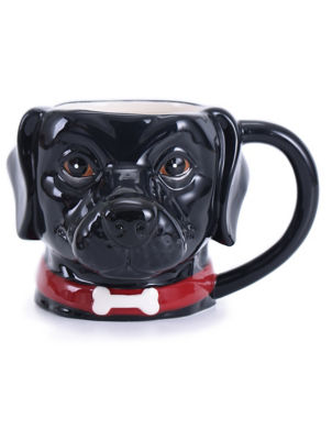 Labrador shaped earthenware mug (British brand)