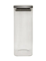 George Home Square glassbeholder for mat med kromlokk 1900 ml