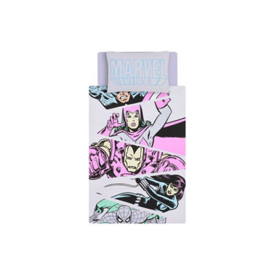 George Home lilac Marvel duvet set, UK version