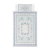 ASDA George Home Blue Floral Border Panel Reversible Duvet Cover Set Single- Buy online at McGrocer