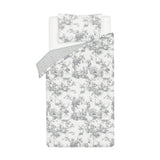ASDA George Home Grey Classic Toile Reversible Duvet Cover Set Single- Buy online at McGrocer