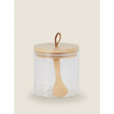 ASDA George Home Bamboo Bath Salt Glass Canister- Buy online at McGrocer