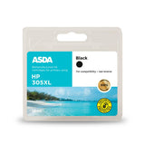 ASDA HP305XL black ink cartridge - British product