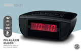 ASDA digital alarm clock with FM radio and dual alarms - British product