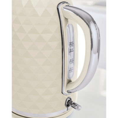 George Home cream textured kettle 1.7L capacity, UK version