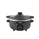 ASDA Scoville Black Slow Cooker 3.5L Stainless Steel Kitchen Appliance- Buy online at McGrocer