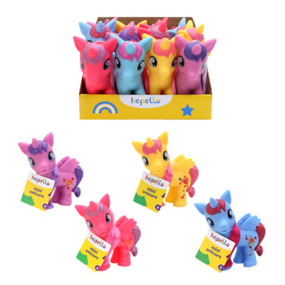 Hapello mini unicorn toy 4 inch, UK version