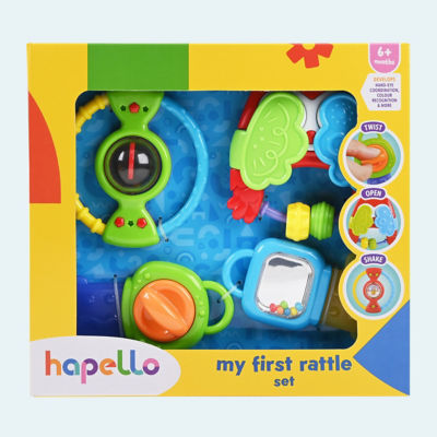 Hapello My First Rattle Set for babies - British product