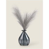George Home artificial pampas in glass vase 50cm - British product