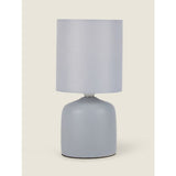 ASDA George Home Grey Ceramic Table Lamp 13 x 13 x 26cm- Buy online at McGrocer