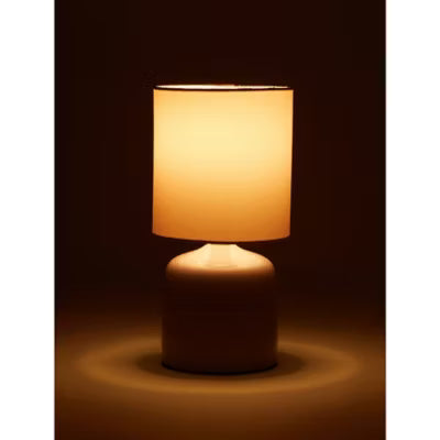 George Home pink ceramic table lamp 13x13x26cm, UK version
