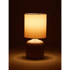 George Home pink ceramic table lamp 13x13x26cm, UK version