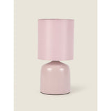 George Home pink ceramic table lamp 13x13x26cm, UK version