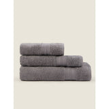 Just Wellness medium grey zero twist antimicrobial bath towel, UK version