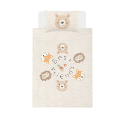 George Home Banks Bear Toddler Duvet Set 120 x 150cm, UK version