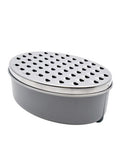 George Home oval stainless steel grater 17x12x7cm, UK version