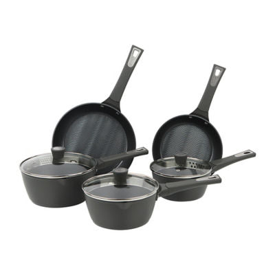 Gino D'Acampo 5 Piece Cookware Set Forged Aluminium, UK version