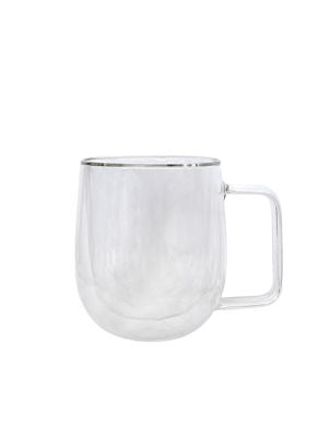 George Home double wall glass mug, UK version