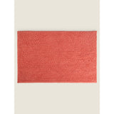 George Home Chenille Bath Mat Coral 50cm x 80cm, UK version